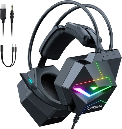 Gaming ακουστικά Onikuma X20 μαύρα