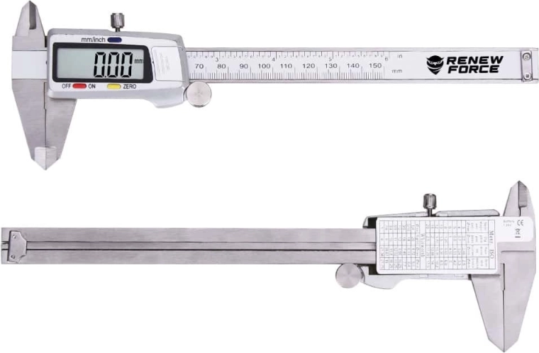 Ευανάγνωστη οθόνη LCD και μονάδες mm/ίντσες