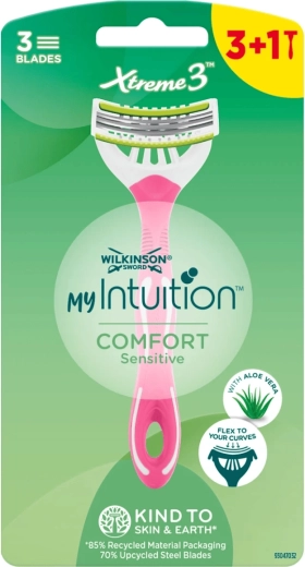 Wilkinson My Intuition Xtreme3 Comfort Sensitive γυναικείο ξυραφάκι μίας χρήσης 3+1