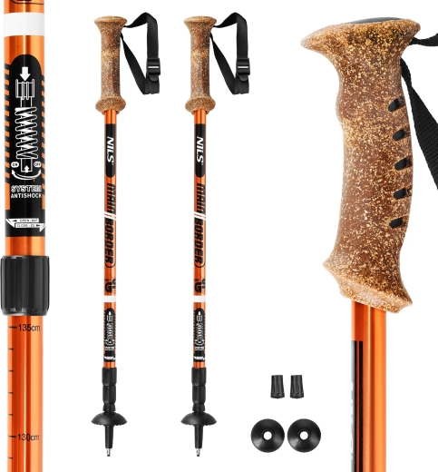 Nils Extreme μπαστούνια trekking tk 696 με ανάρτηση anti-shock