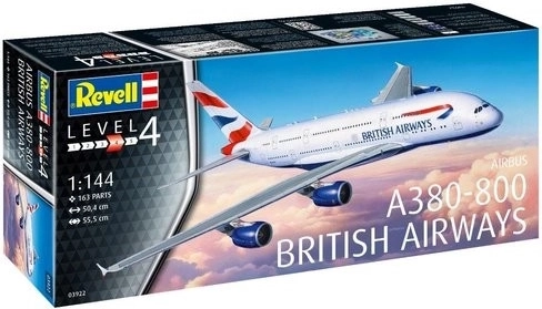 Πλαστικό μοντέλο αεροπλάνου AIRBUS A380-800 BRITISH AIRWAYS
