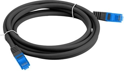 Patch καλώδιο Cat 6A S/FTP CCA 2 m μαύρο