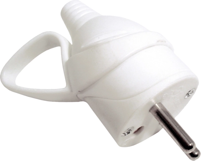 Solight ευθύ βύσμα με λαβή IP20 λευκό