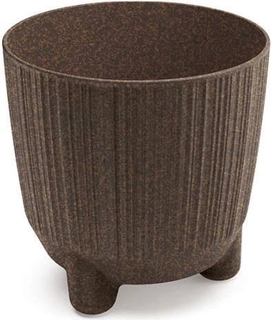 Γλάστρα Ryfo Eco Wood 10,7 cm σε χρώμα καφέ