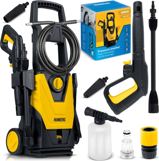 Humberg πλυστικό υψηλής πίεσης 1800 W HM-300 με αντλία αλουμινίου και turbo ακροφύσιο