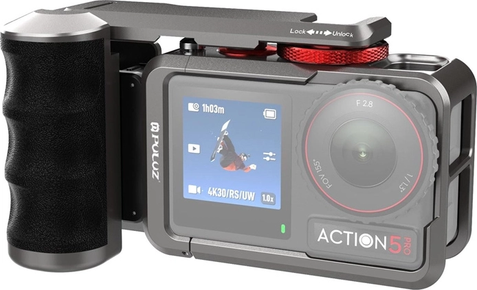 Μεταλλική προστατευτική θήκη με λαβή για DJI OSMO ACTION 5 PRO / ACTION 4 / ACTION 3