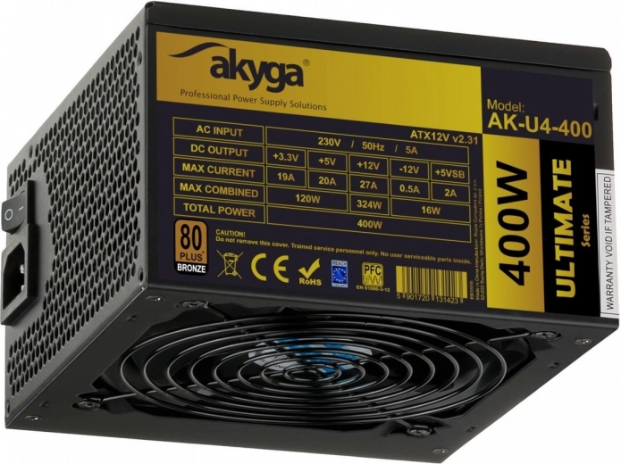 Τροφοδοτικό Akyga AK-U4-400 400W 80+ Bronze