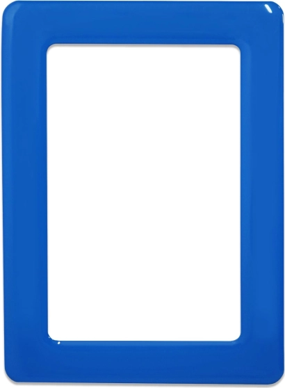 Μαγνητικό αυτοκόλλητο πλαίσιο μπλε 13,0 × 8,1 cm