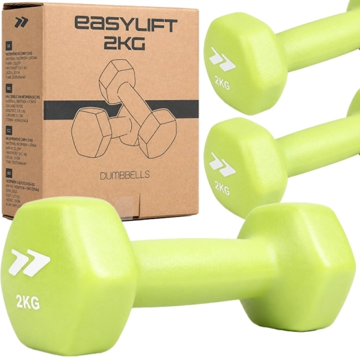 Νεοπρενικοί αλτήρες EasyLift 2 kg (2 τεμ.)