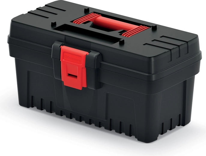 Βαλίτσα εργαλείων Prosperplast Dark 40, 36 × 19,3 × 18,6 cm, μαύρη