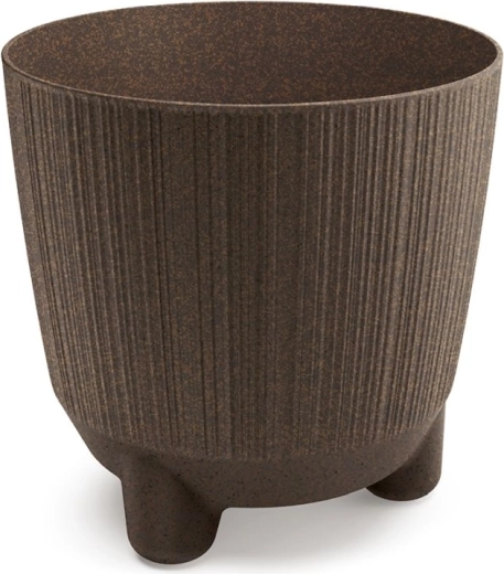Γλάστρα Ryfo Eco Wood 19,5 cm – καφές