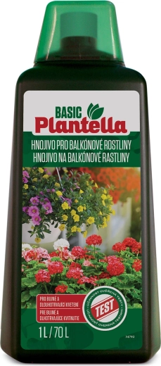 Υγρό λίπασμα για ανθοφόρα φυτά μπαλκονιού Plantella Basic 1 l