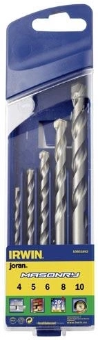 Σετ τρυπανιών για τοιχοποιία IRWIN Masonry 4–10 mm, 5 τεμάχια