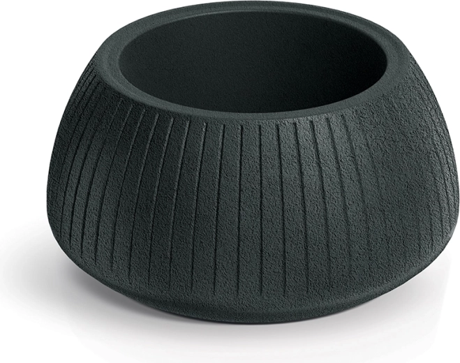 Γλάστρα Coro Bowl 40 cm σκούρο γκρι