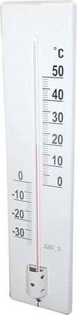 Εξωτερικό μεταλλικό θερμόμετρο 41 cm – λευκό