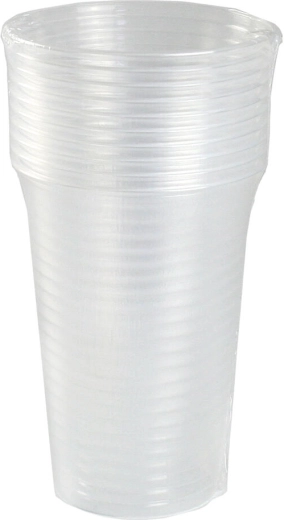 Διαφανές πλαστικό ποτήρι 300 ml – σετ 10 τεμ.