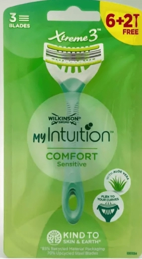 Απορριπτέο ξυραφάκι WILKINSON Xtreme3 My Intuition Comfort Sensitive 6+2