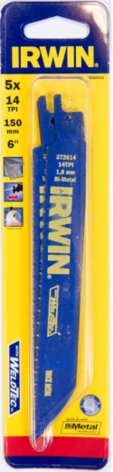 Πριονόλαμα για μέταλλο για σπαθόσεγα 150 mm 14 TPI IRWIN (5 τεμ.)