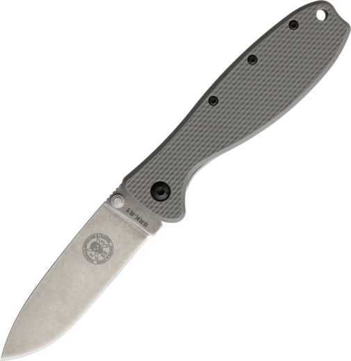Πτυσσόμενο μαχαίρι τσέπης Esee Zancudo 7,7 cm, stonewash, φυλλωτό πράσινο FRN
