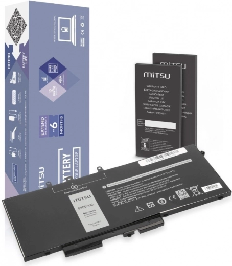 Μπαταρία MITSU για Dell Latitude και Precision 8500 mAh 64,6 Wh