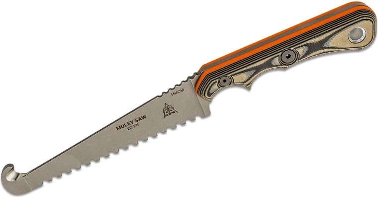 TOPS Knives Muley Skinner και Muley Saw combo με δερμάτινη θήκη