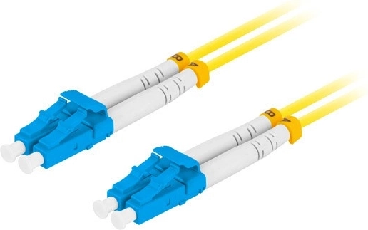 Μονοτροπικό οπτικό patchcord LC/UPC–LC/UPC duplex 2 m κίτρινο