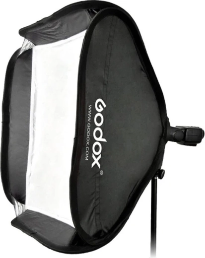Σετ πτυσσόμενου softbox Godox 80 × 80 cm με βάση Bowens (S-type)