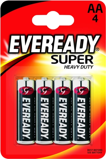 Energizer Eveready Super Heavy Duty AA μπαταρίες 1,5 V, 4 τεμ.