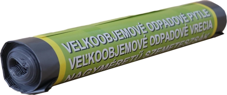 Ισχυρές μαύρες σακούλες απορριμμάτων 170 l, 100 × 125 cm (5 τεμ.)