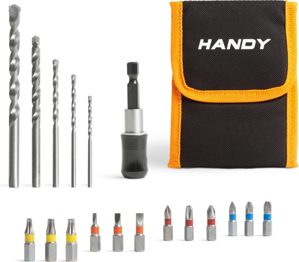 Σετ τρυπανιών και μύτων Handy, 18 τεμ.