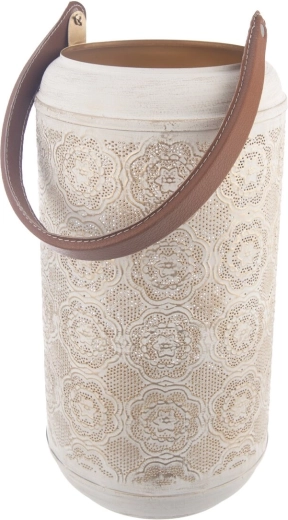 Κηροπήγιο Mandala μπεζ-χρυσό 27 cm