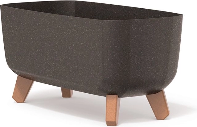 Γλάστρα σε ποδαράκια GRACIA CASE ECO WOOD 39 cm – καφέ