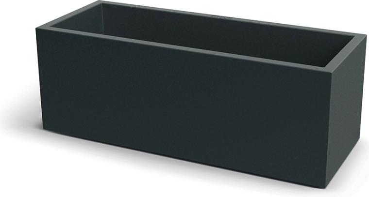Γλάστρα CUBLA CASE 98 cm σκούρο γκρι
