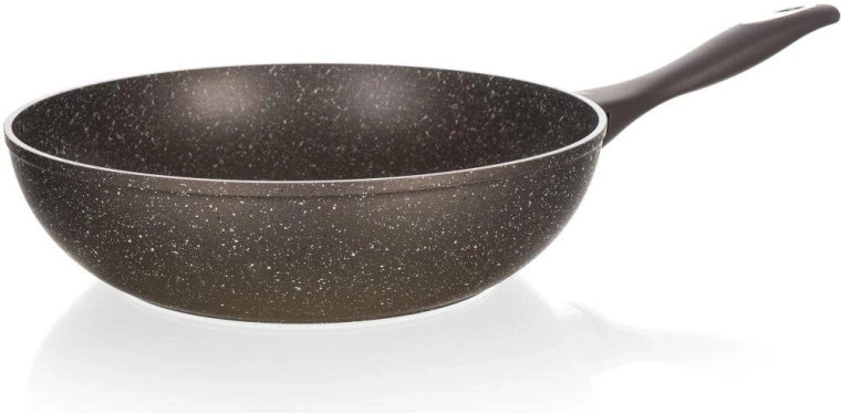 Γουόκ τηγάνι 28 cm με αντικολλητική επιφάνεια Premium Dark Brown