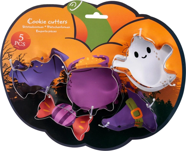 5 halloweenskά μοτίβα σε ένα σετ