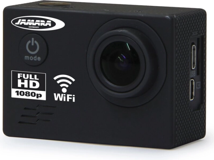JAMARA Camara Full HD Pro WiFi V2 κάμερα δράσης μαύρη