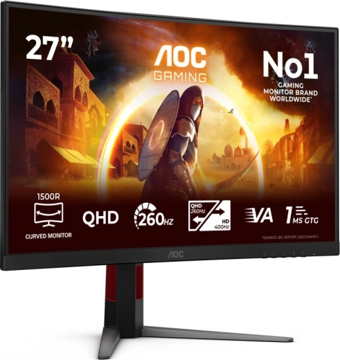 260 Hz και 1 ms για εξαιρετικά ομαλή απόδοση στο gaming