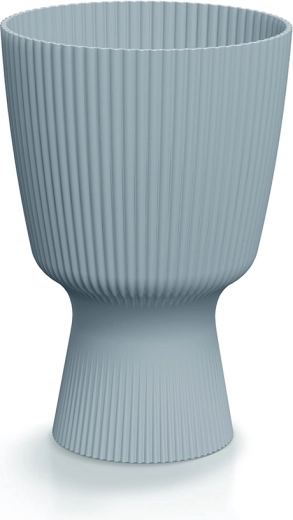 Γλάστρα Milly Round 18,8 cm ανοιχτό γκρι