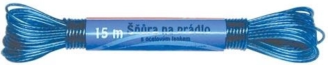 Απλώστρα/σχοινί απλώματος με ατσάλινο συρματόσχοινο και πλαστική επένδυση 30 m, μίξη χρωμάτων