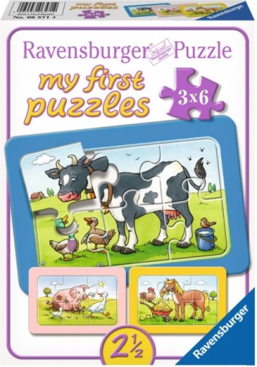 Παζλ 3x6 ζωάκια RAVENSBURGER