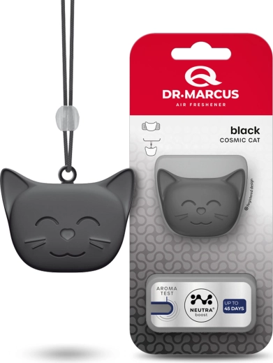 Dr. Marcus Cosmic Cat αρωματικό χώρου αυτοκινήτου Black