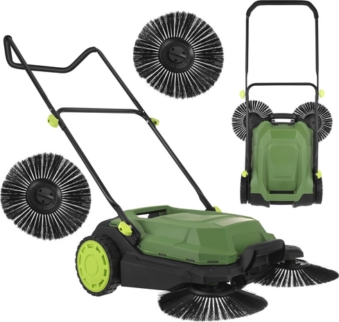 Χειροκίνητη σάρωθρο GARDLOV Nexo 68 cm με δοχείο 24 l