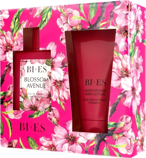 Σετ δώρου για γυναίκες BI-ES Blossom Avenue – Eau de Parfum 100 ml + γαλάκτωμα σώματος 150 ml