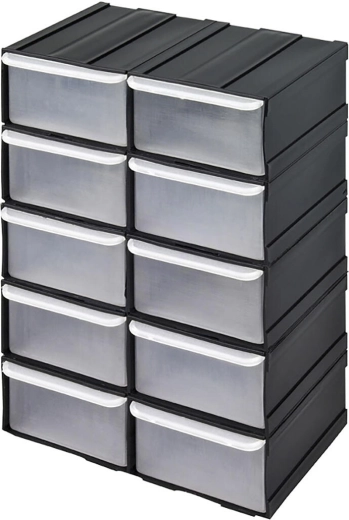 Οργανωτής συνεργείου με 10 συρτάρια 155 × 100 × 225 mm
