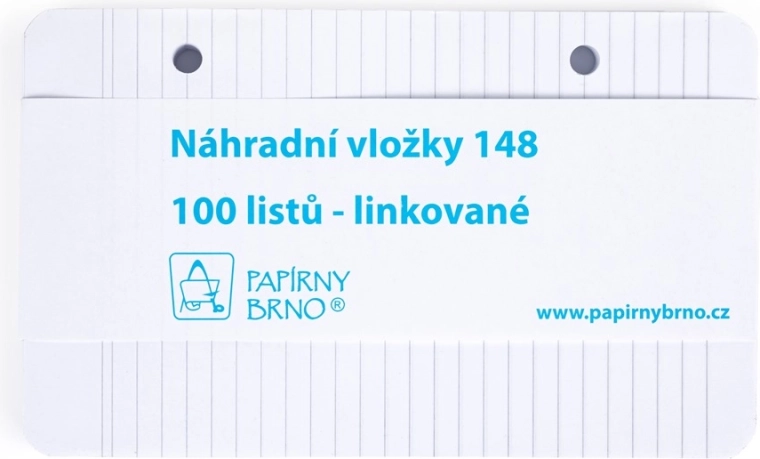 Ανταλλακτικό γέμισμα για KARIS A6, με γραμμές, 100 φύλλα (90 × 148 mm)