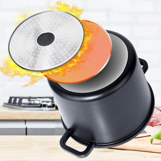 Γρήγορη και ομοιόμορφη θέρμανση σε όλες τις εστίες