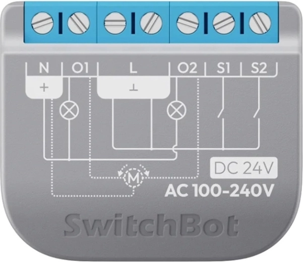 Έξυπνο δικάναλο ρελέ SwitchBot Relay Switch 2PM με υποστήριξη Matter και μέτρηση κατανάλωσης