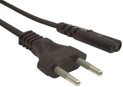 Καλώδιο τροφοδοσίας C8 2pin 1,8 m με πιστοποίηση VDE