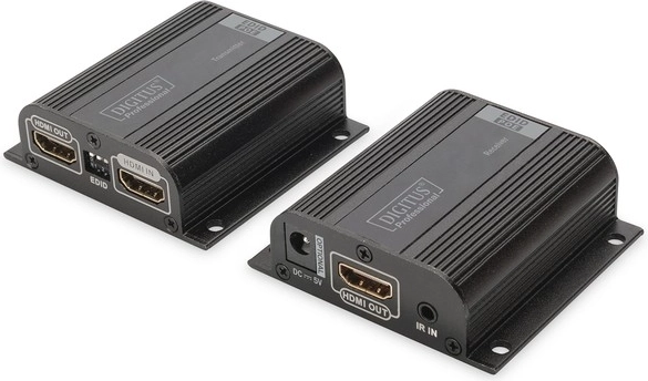 Επέκταση HDMI μέσω καλωδίου δικτύου έως 50 m, 1080p 60 Hz, EDID, HDMI Loop Out, IR, PoC