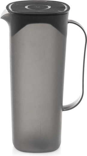Πλαστική κανάτα με καπάκι 1,8 l – μαύρη